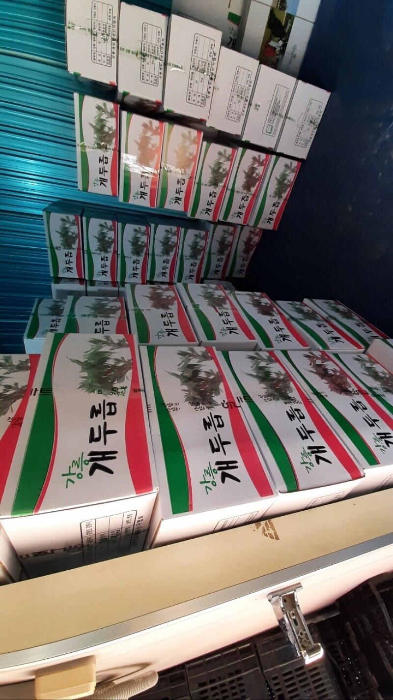 삼산1리개두릅농산물농원,2025년도 (예약판매) 봄철 개두릅 잎